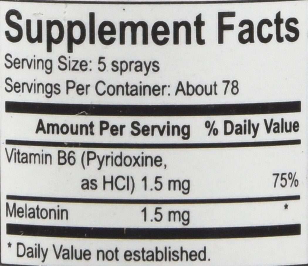 Energetix Melatonin Spray 2 fl oz with packaging