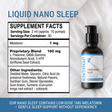 ENERGI Liquid Sleep Aid 1mg Melatonin bottle side view