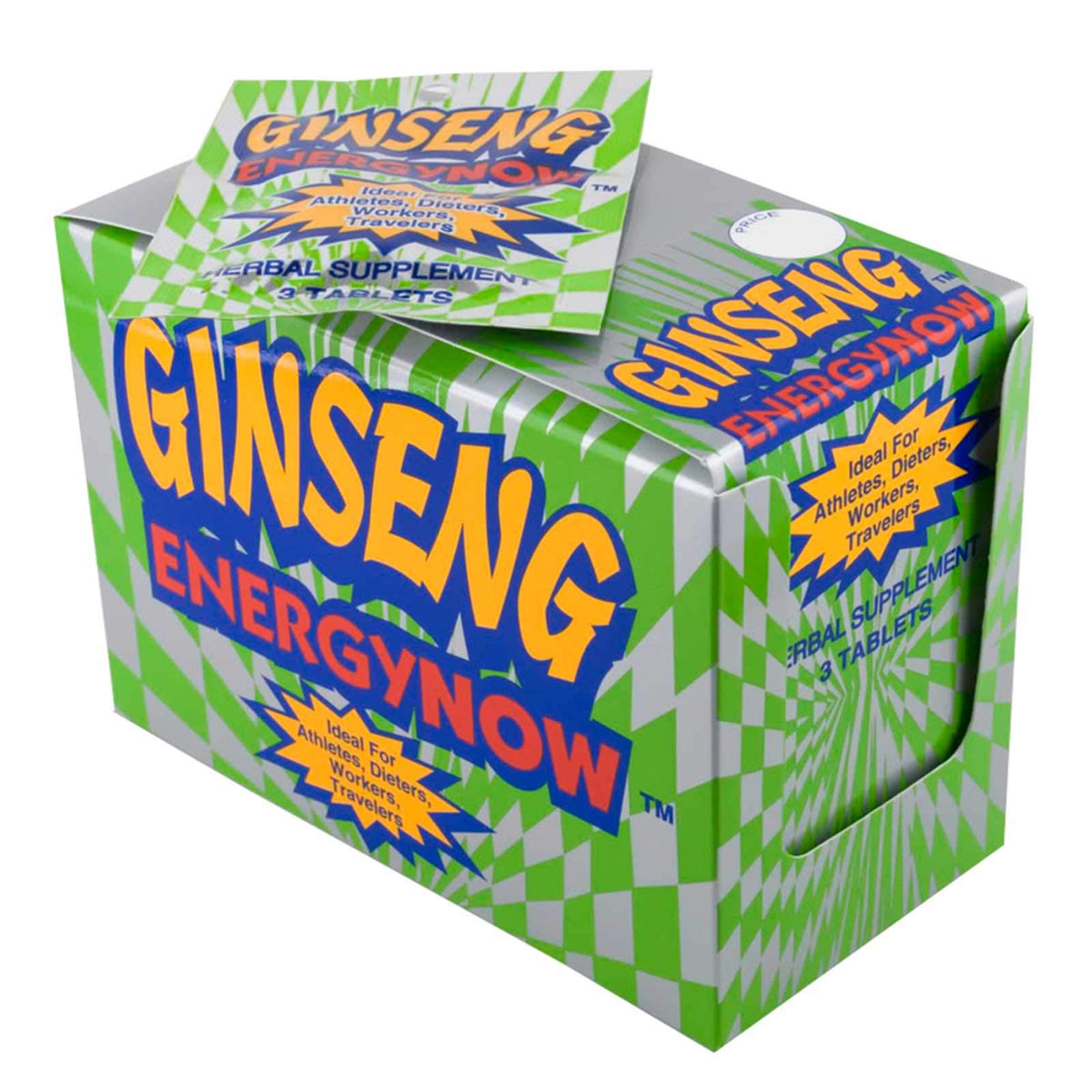 Energy Now Ginseng Capsules packaging front view