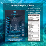 ENERGYBITS packaging with nutritional information