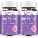Enerlix Saffron Gummies raspberry flavour front view