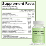 Engtozl Pentadecanoic Acid (C15:0) 300mg capsules side view
