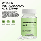 Engtozl Pentadecanoic Acid (C15:0) capsules in hand