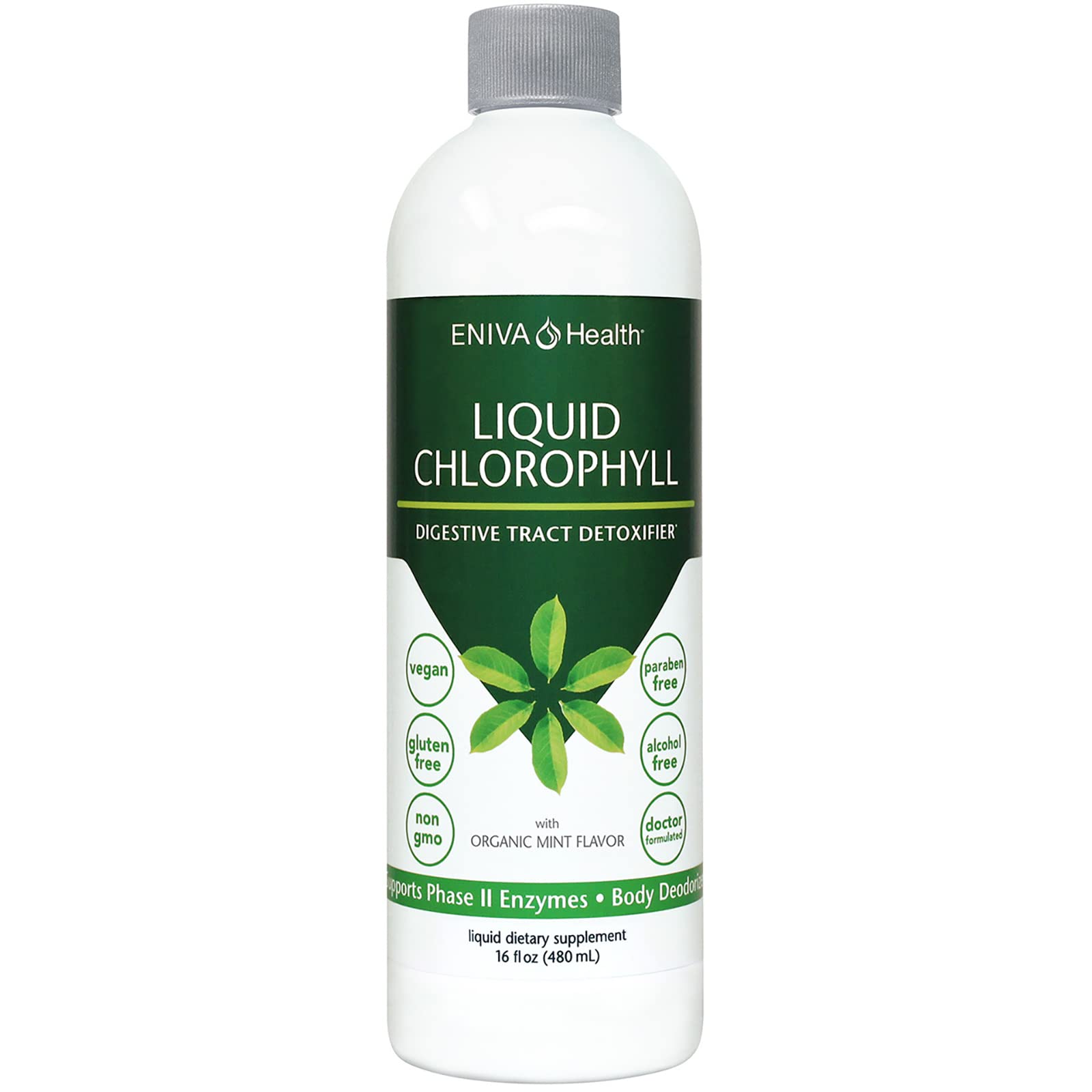Eniva Health Chlorophyll Supplement 590g liquid bottle front view