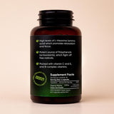 EnjoyGevity Matcha Green Tea Capsules packaging with ingredients list