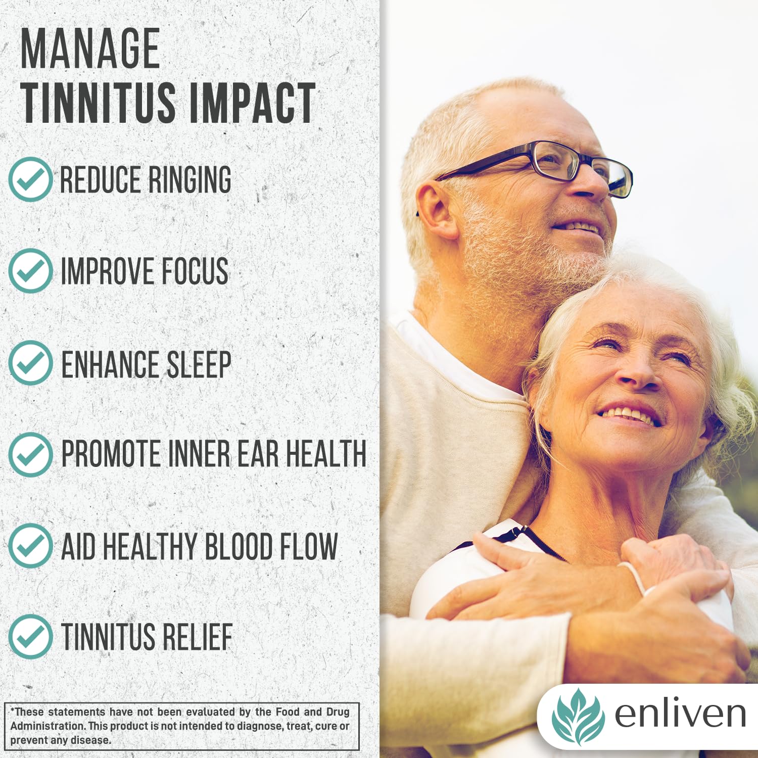 enliven Tinnitus Relief Supplement with lemon bioflavonoids