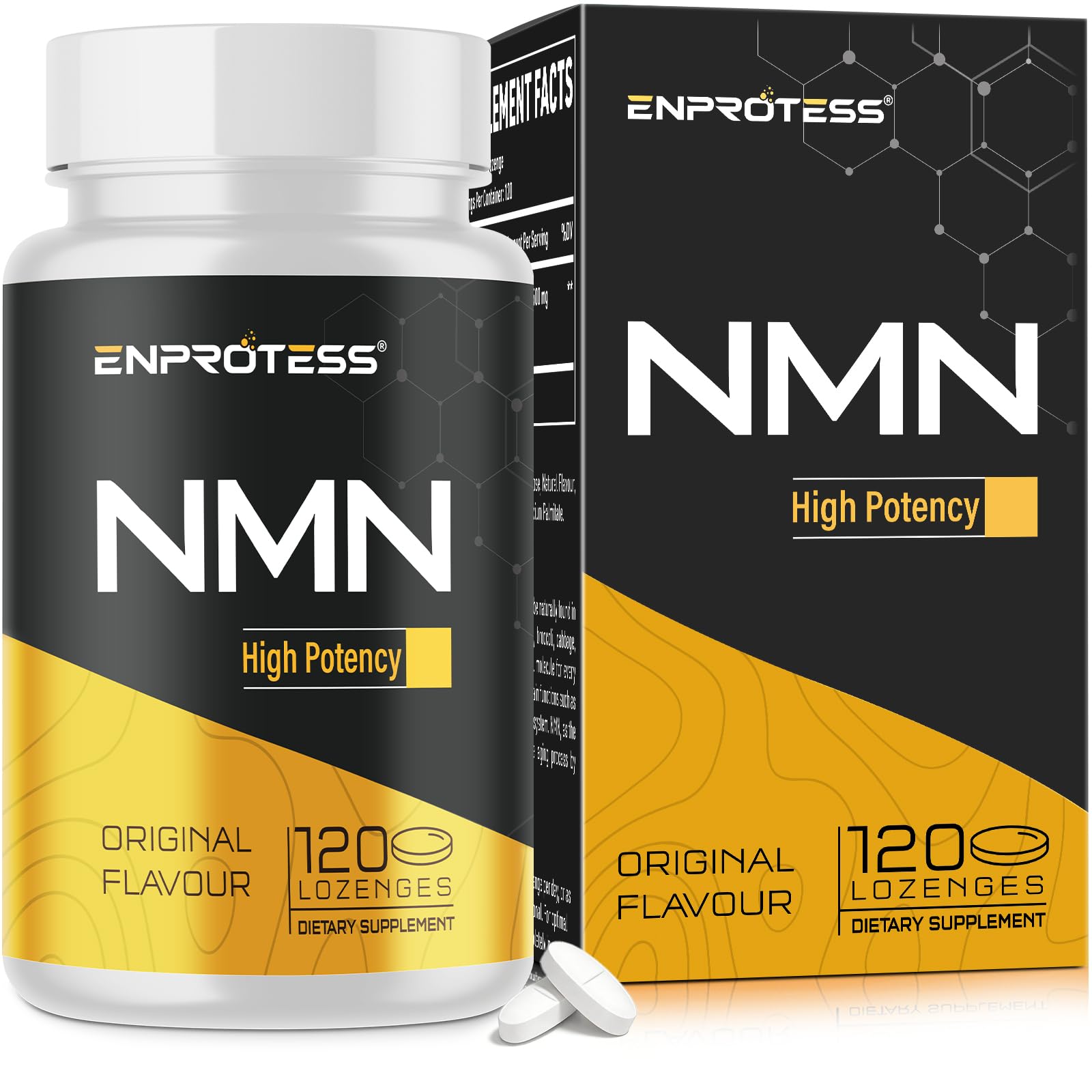 Enprotess NMN 500mg Sublingual Lozenges front view