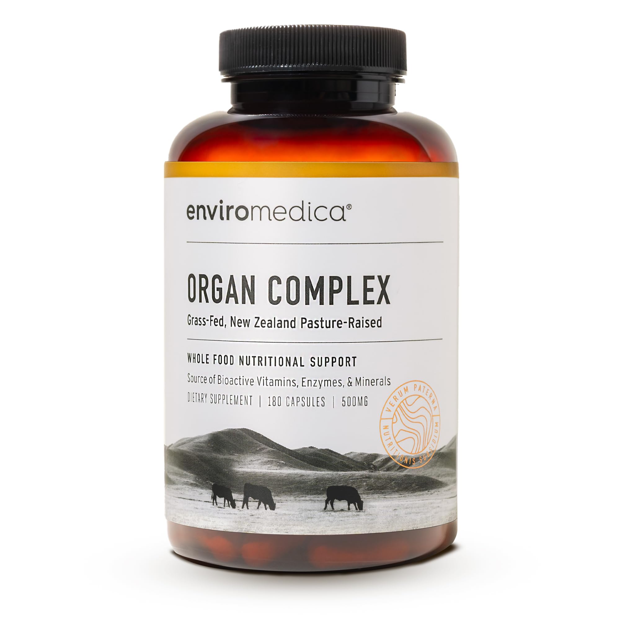 Enviromedica 5-in-1 Bovine Organ Supplement front view