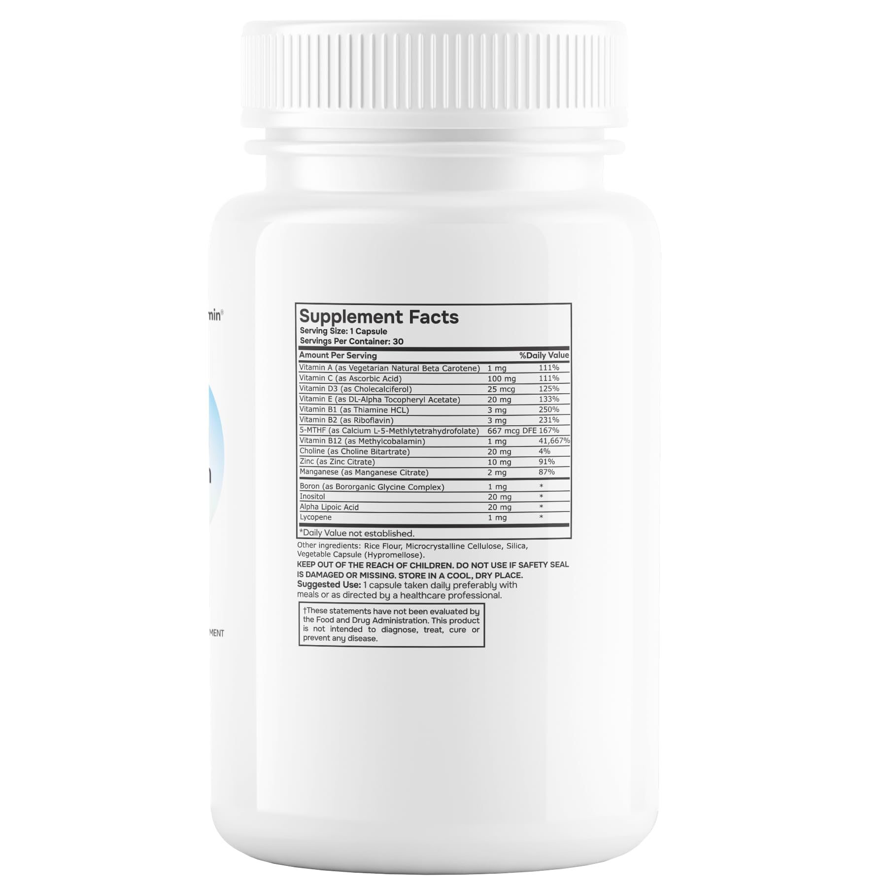 envitamin Methylated Multivitamin Complex packaging display