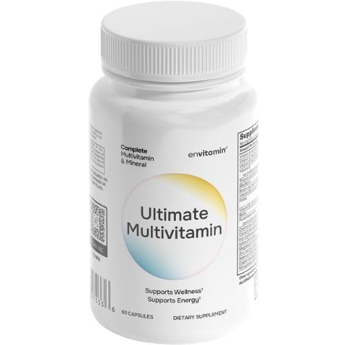 envitamin Ultimate Multivitamin front view with gel capsules