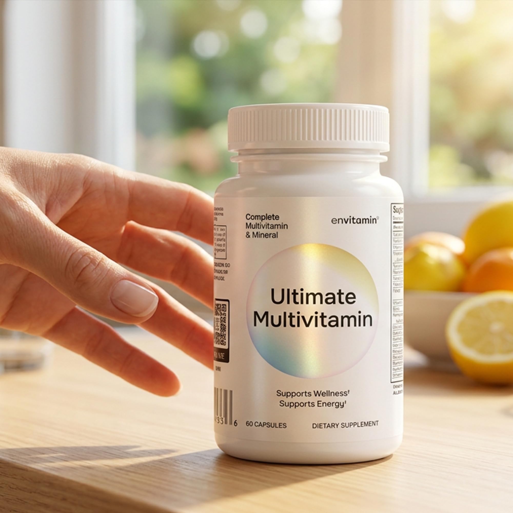 envitamin Ultimate Multivitamin packaging side view