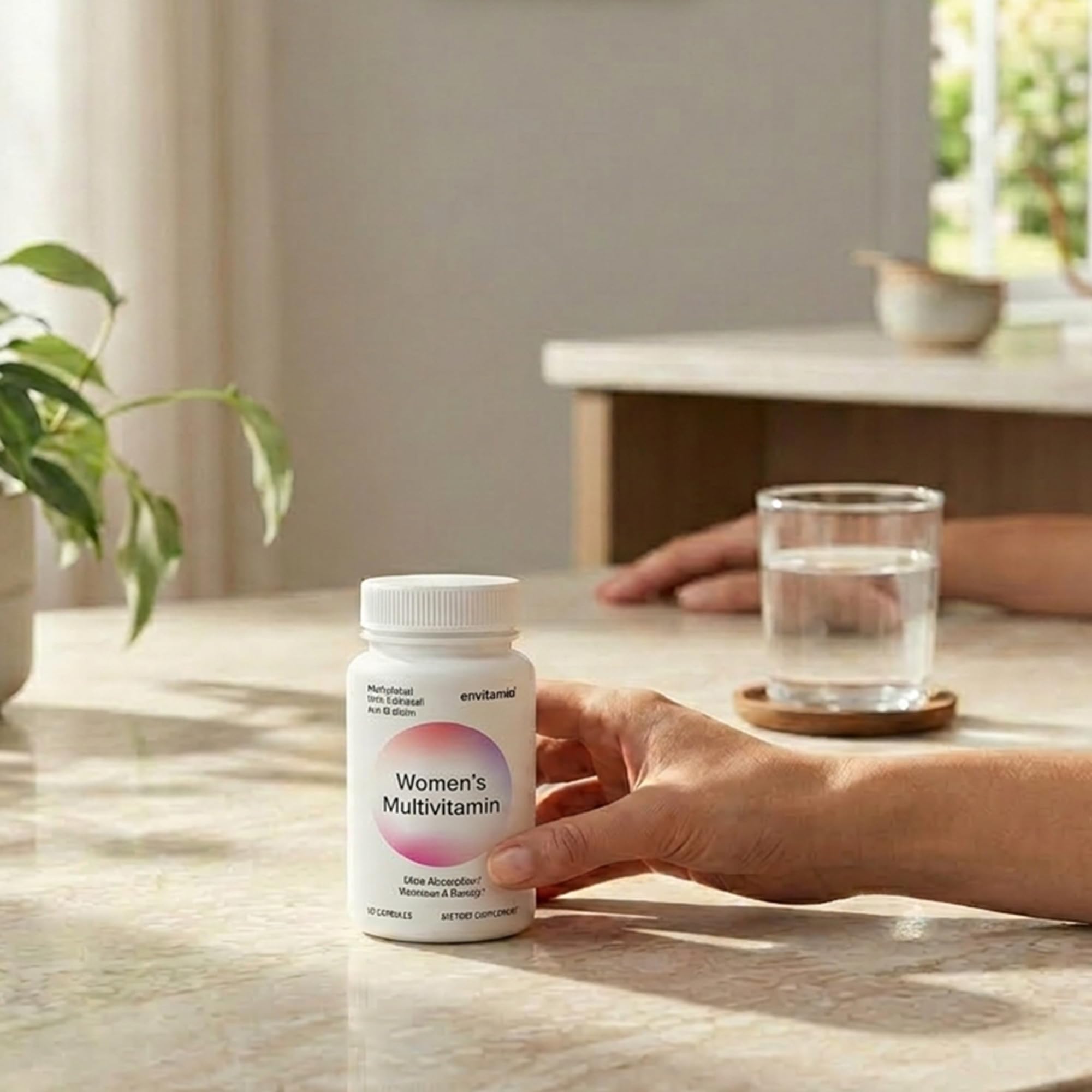 envitamin Womens Methylated Multivitamin Complex side view