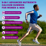 EnvyCure Calcium Citrate Gummies with fresh fruits