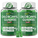 EnvyCure Chlorophyll Gummies front view with packaging