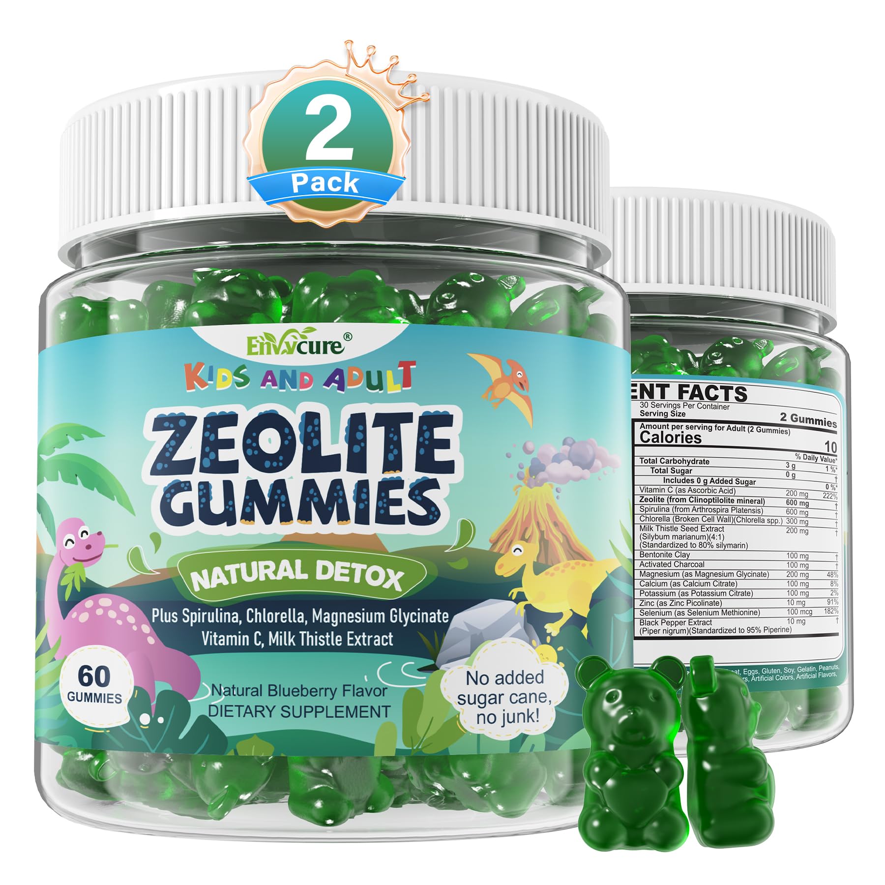 EnvyCure Gummies 91g front view with packaging