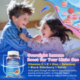 EnvyCure Kids Melatonin Free Nighttime Multivitamin bottle side view