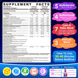 EnvyCure Kids Melatonin Free Nighttime Multivitamin gummies on a table