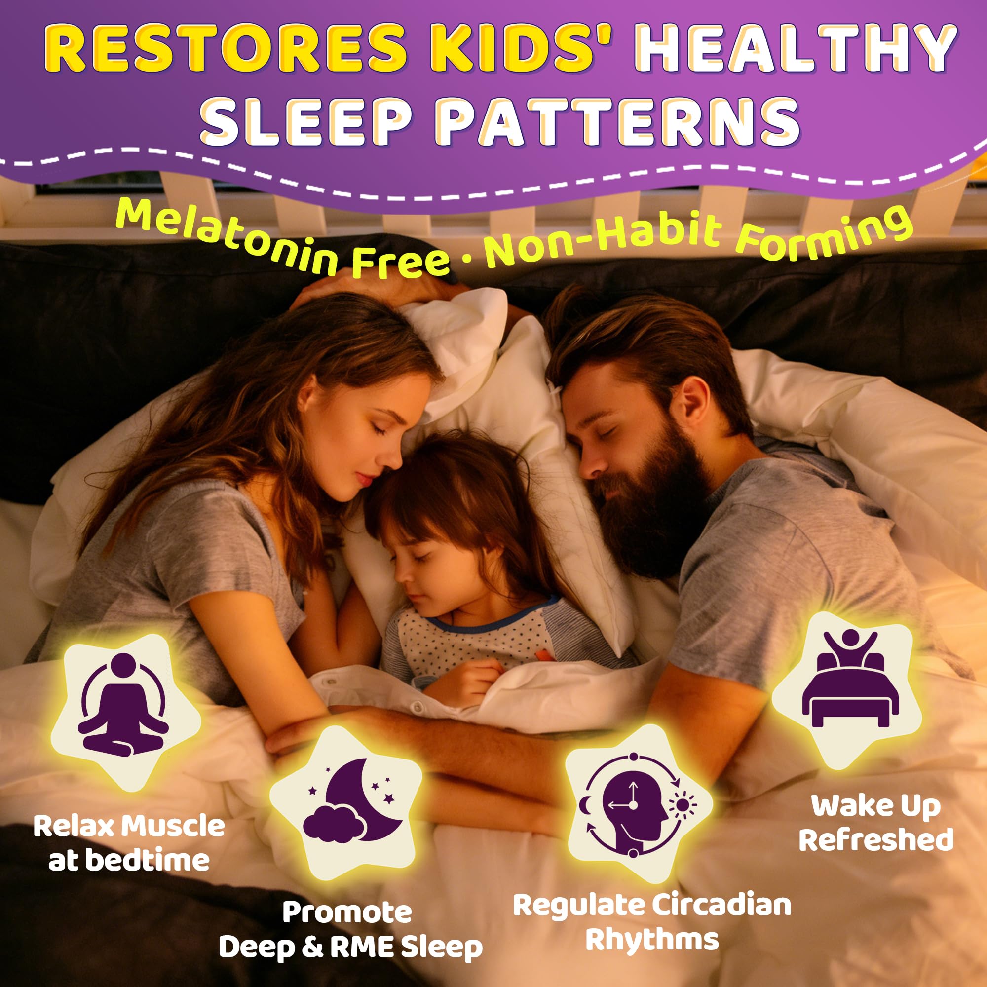 EnvyCure Kids Sleep Gummies 440g side view