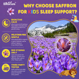 EnvyCure Kids Sleep Gummies Saffron gummies in a bowl