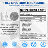 EnvyCure Magnesium Complex Supplement 500mg side view