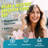EnvyCure Magnesium Glycinate Gummies on a wooden table