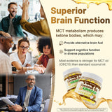 EnvyCure MCT Oil + Coconut Oil Gummies with coconut and MCT oil
