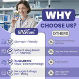 EnvyCure Melatonin Gummies 10mg ingredients list on the bottle