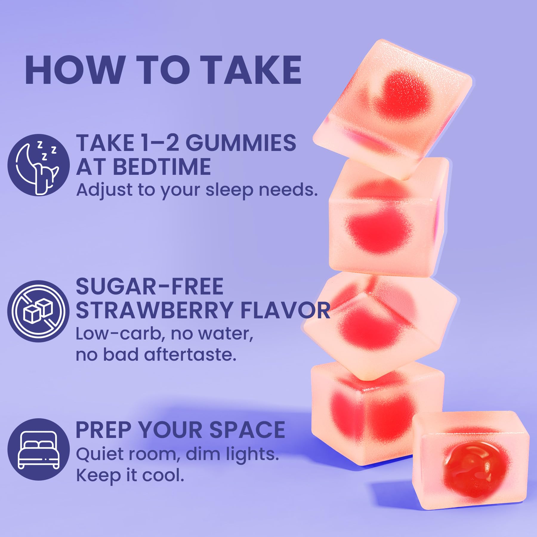 EnvyCure Melatonin Gummies 10mg lifestyle scene with daily wellness environment