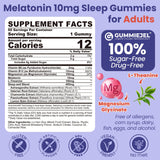 EnvyCure Melatonin Gummies 10mg strawberry flavour gummies