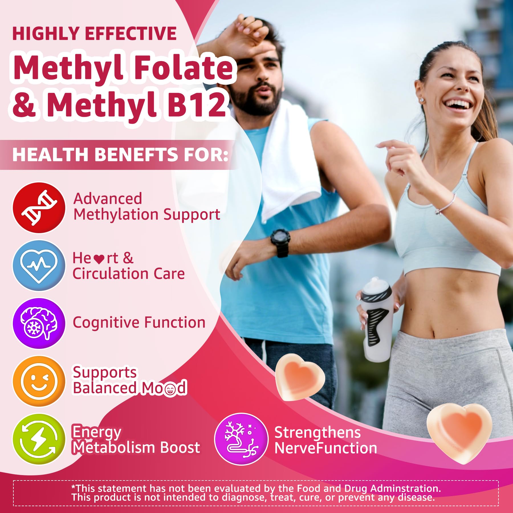 EnvyCure Methyl Folate B12 Gummies in a lifestyle setting