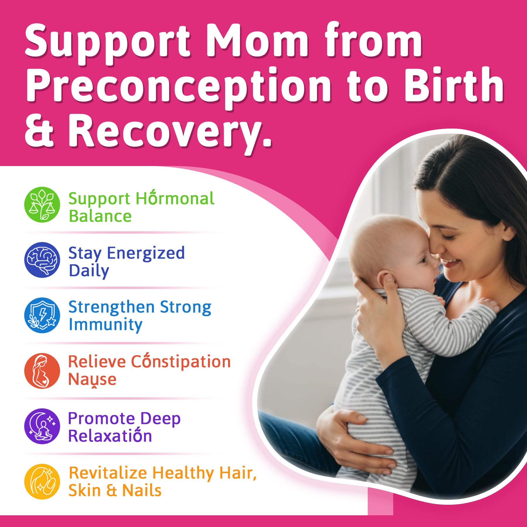 EnvyCure Prenatal Vitamins Gummy Multivitamins with ingredients list
