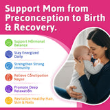 EnvyCure Prenatal Vitamins Gummy Multivitamins with ingredients list