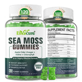 EnvyCure Sea Moss Gummies front view with packaging