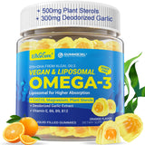 EnvyCure Vegan Omega-3 Algae Oil Gummies 1000mg front view
