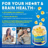 EnvyCure Vegan Omega-3 Algae Oil Gummies on a wooden table