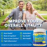 EnvyCure Vegan Omega-3 Algae Oil Gummies with ingredients
