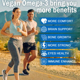 EnvyCure Vegan Omega 3 Gummies with fresh oranges