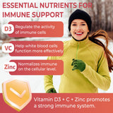 EnvyCure Vitamin D3 K2 Gummies side view of bottle