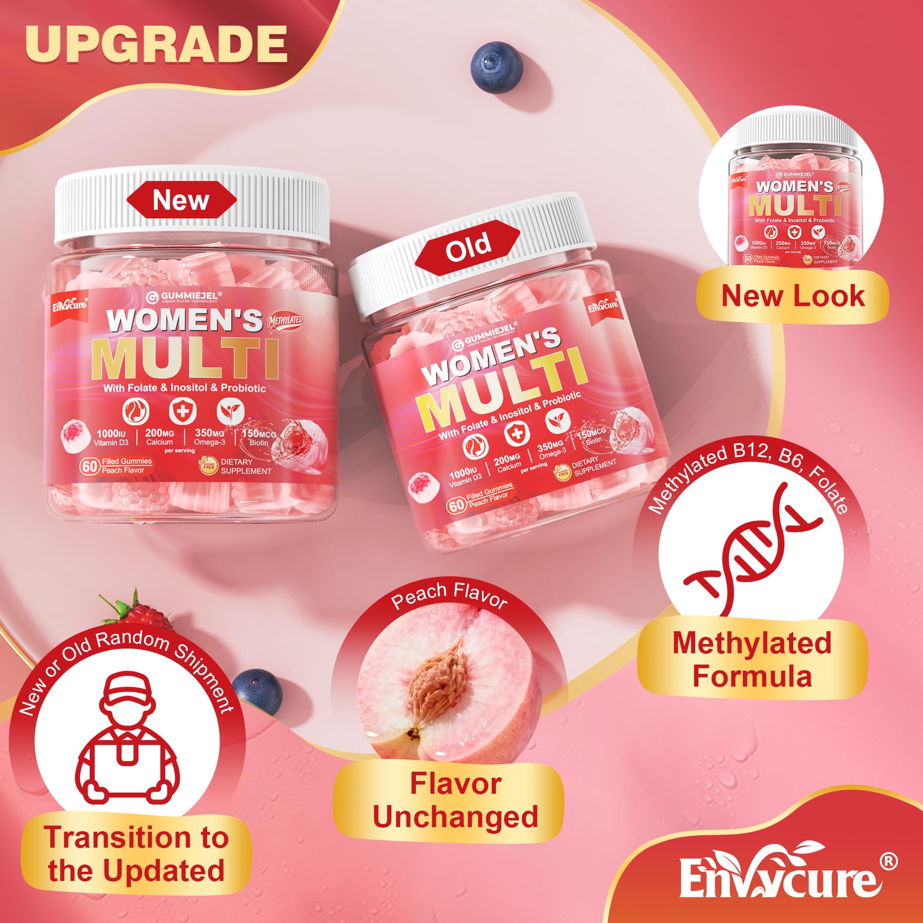 EnvyCure Women's Multivitamin Gummies ingredients list