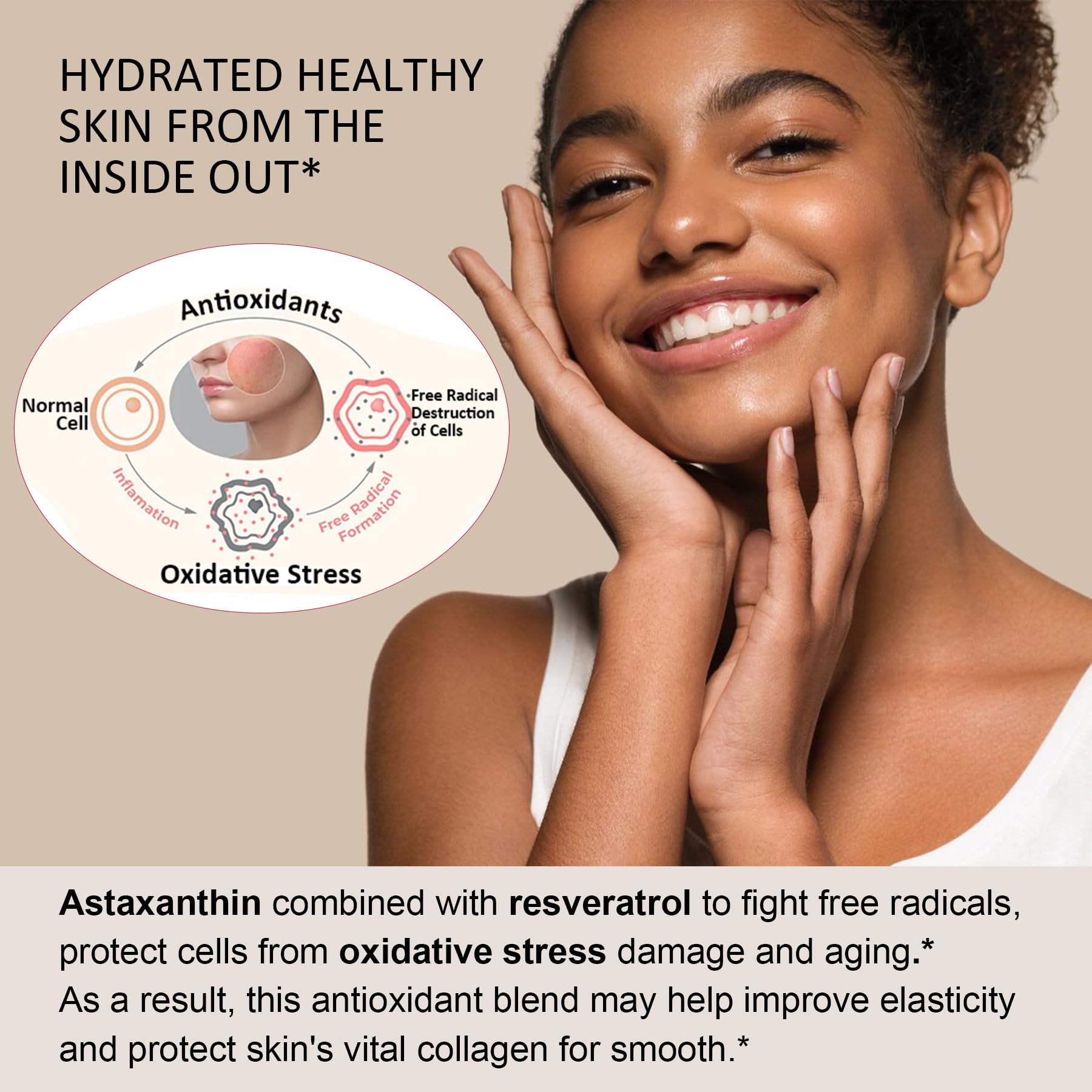 EnvyDeal Astaxanthin Gummies side view of packaging