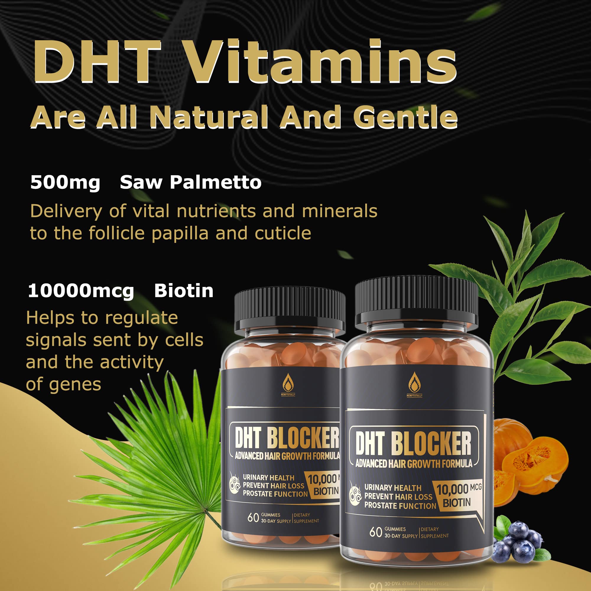 EnvyDeal Saw Palmetto Supplement back view with nutritional information