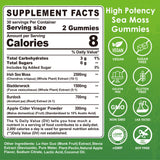 EnvyDeal Sea Moss Gummies apple flavour close-up