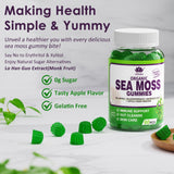 EnvyDeal Sea Moss Gummies back view of the package