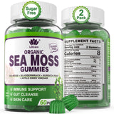 EnvyDeal Sea Moss Gummies front view with packaging