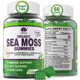 EnvyDeal Sea Moss Gummies front view with packaging
