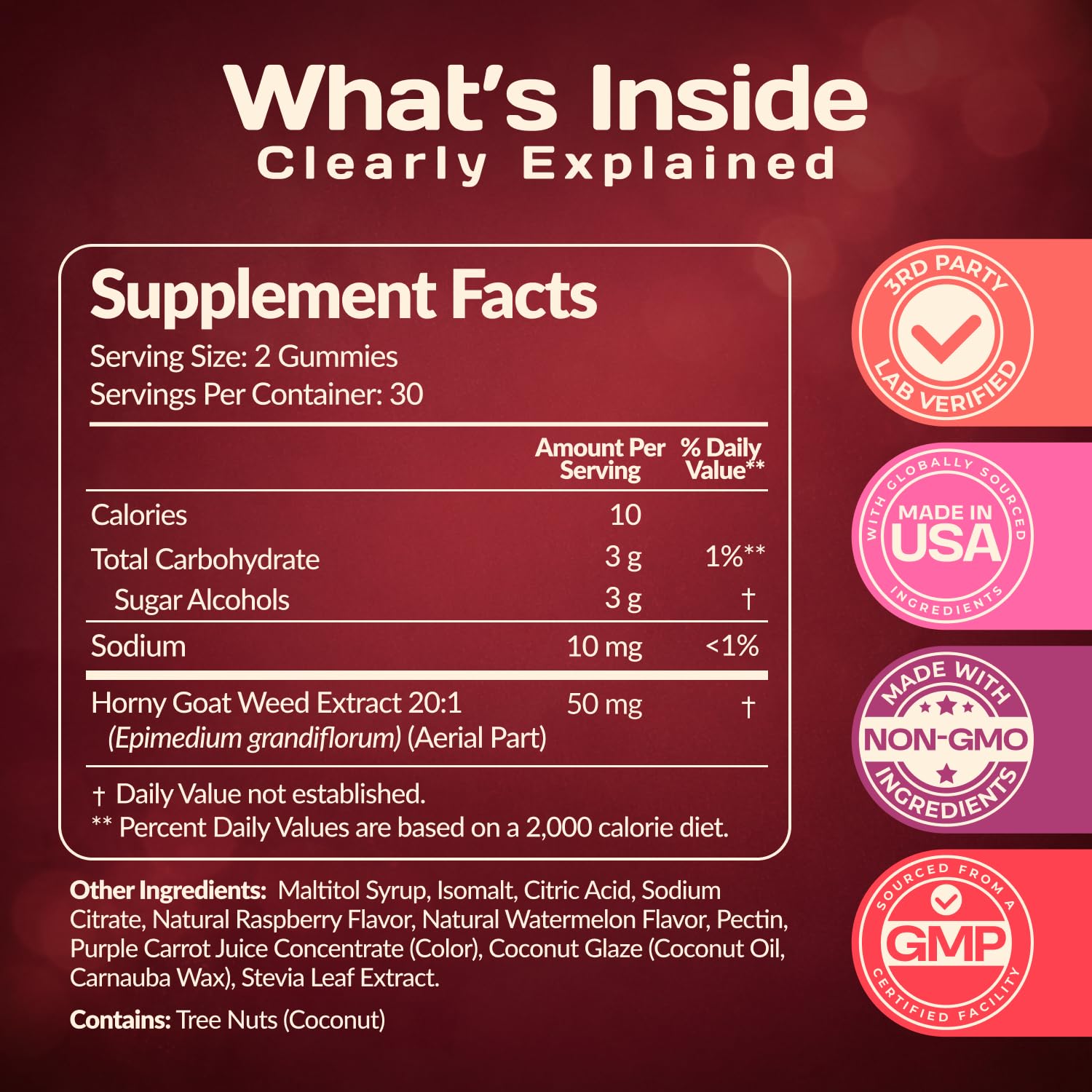 Enyvia Ashwagandha Gummies for Couples bottle side view