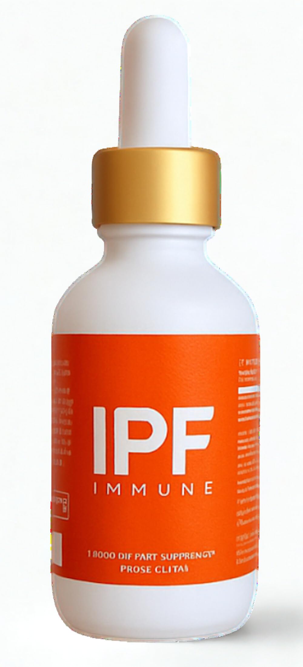 Enzolytics IPF daily wellness 50ML bottle with dosage instructions