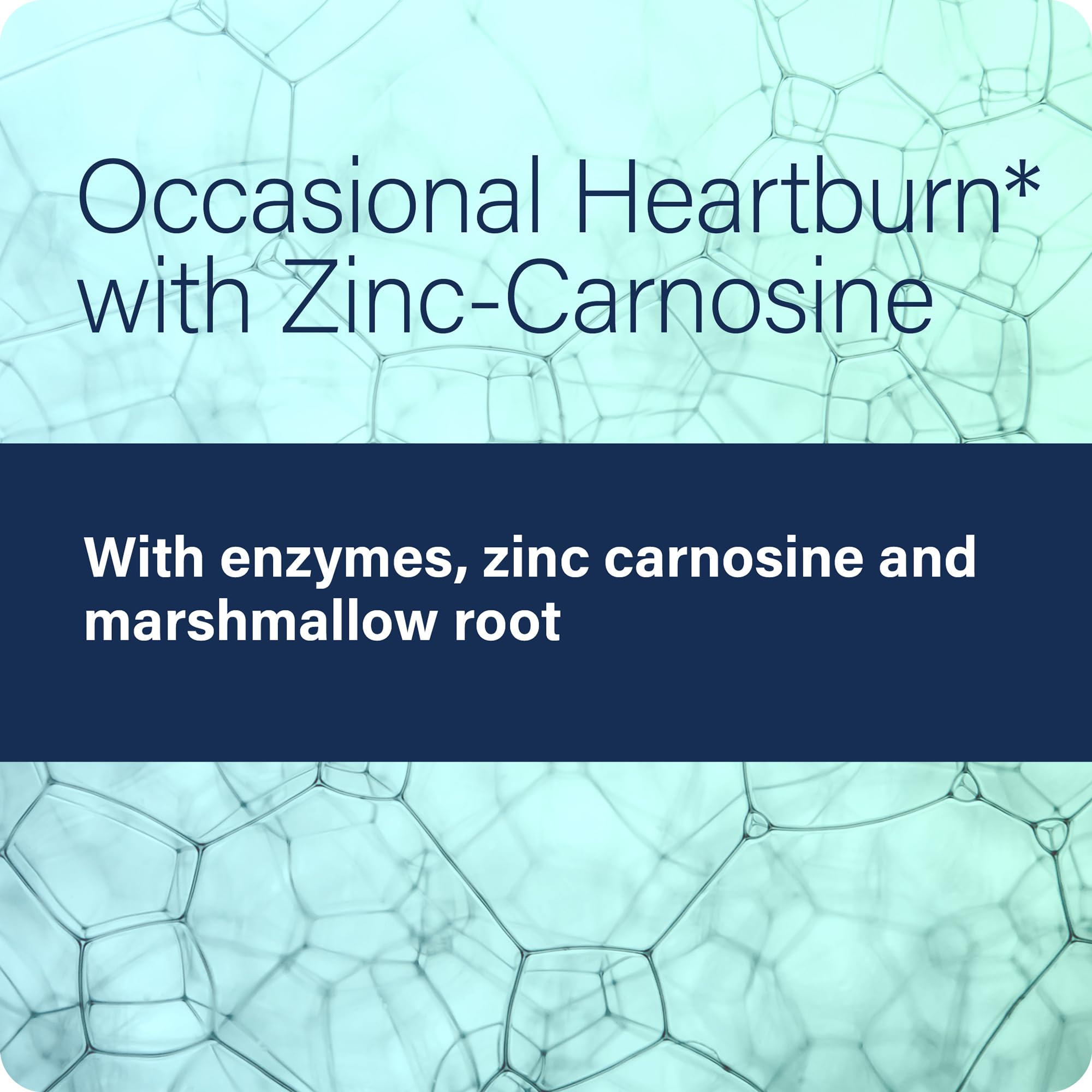 Enzyme Science Acid Calm capsules in a hand