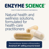 Enzyme Science Acid Calm supplement on a kitchen counter