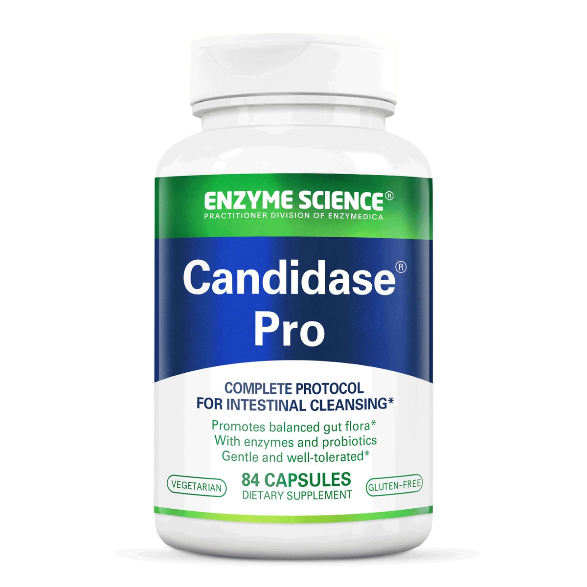 Enzyme Science Candidase Pro 120 capsules front view